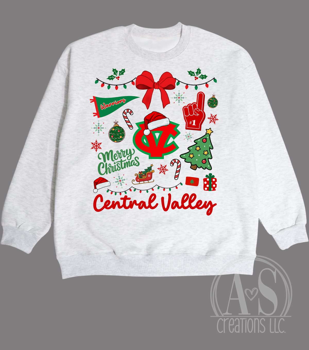 Central Valley Christmas Spirit-Ash Grey