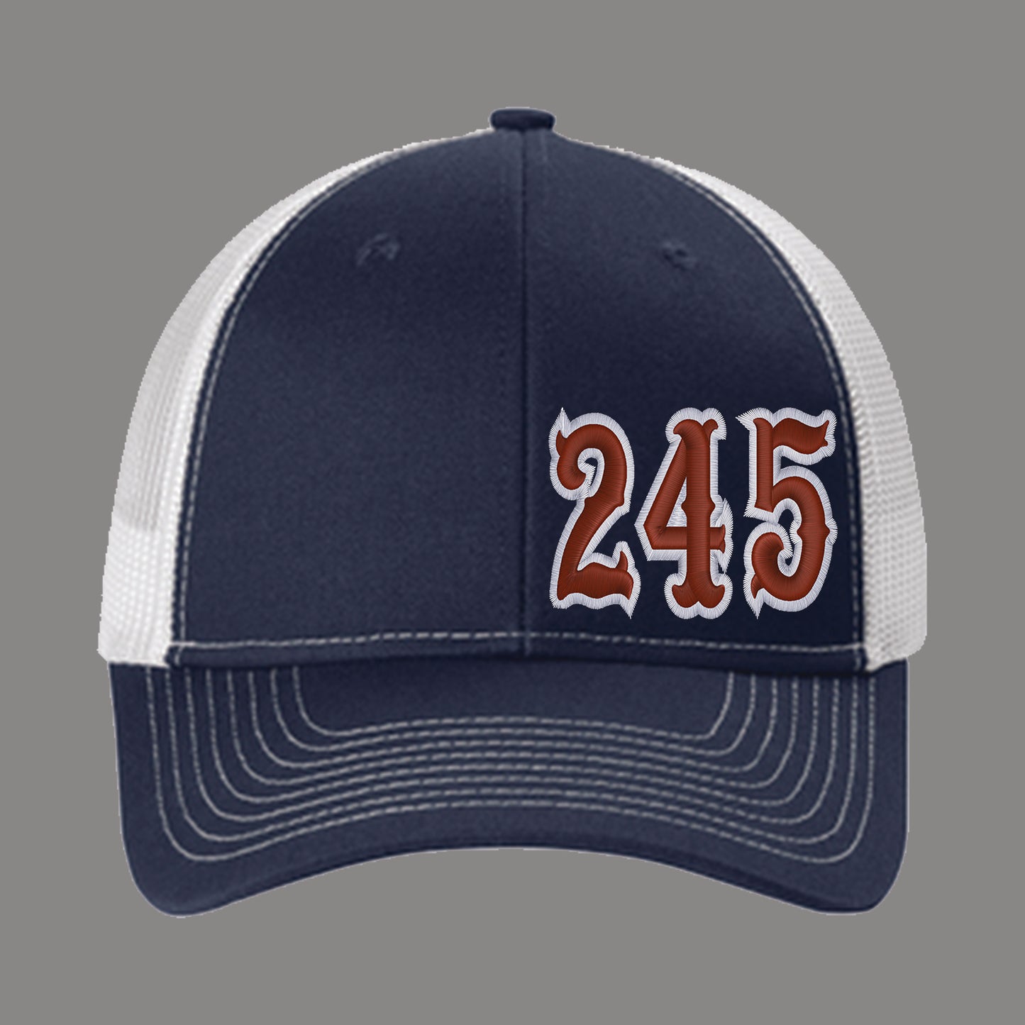 Puff Number Hat w/3 Numbers