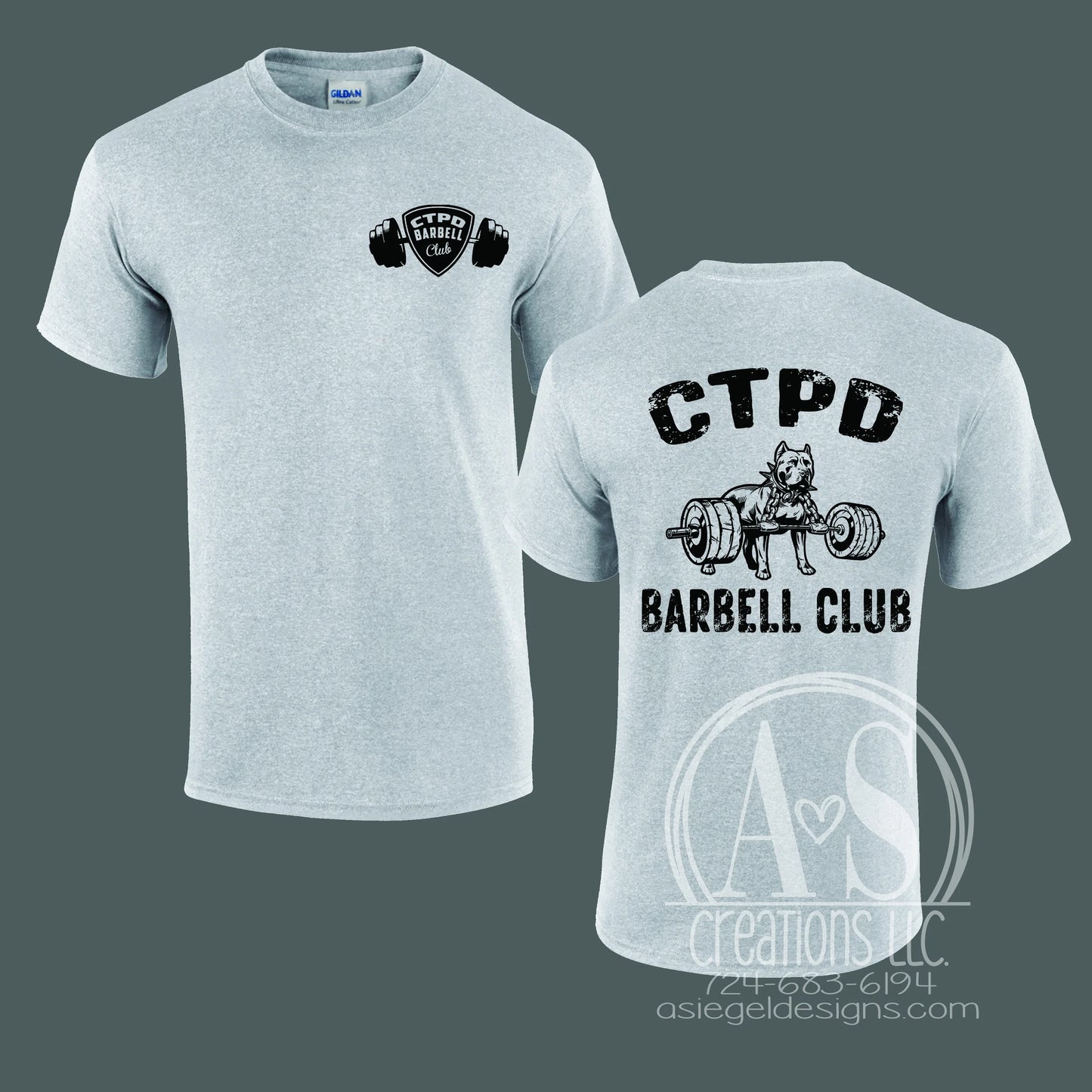 CTPD Barbell Club - Sport Grey