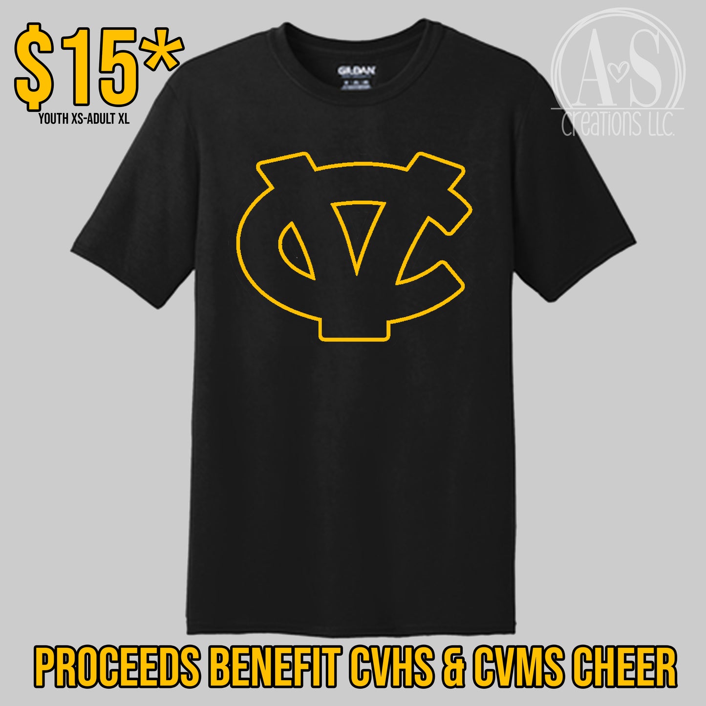 CV Black & Gold Tee