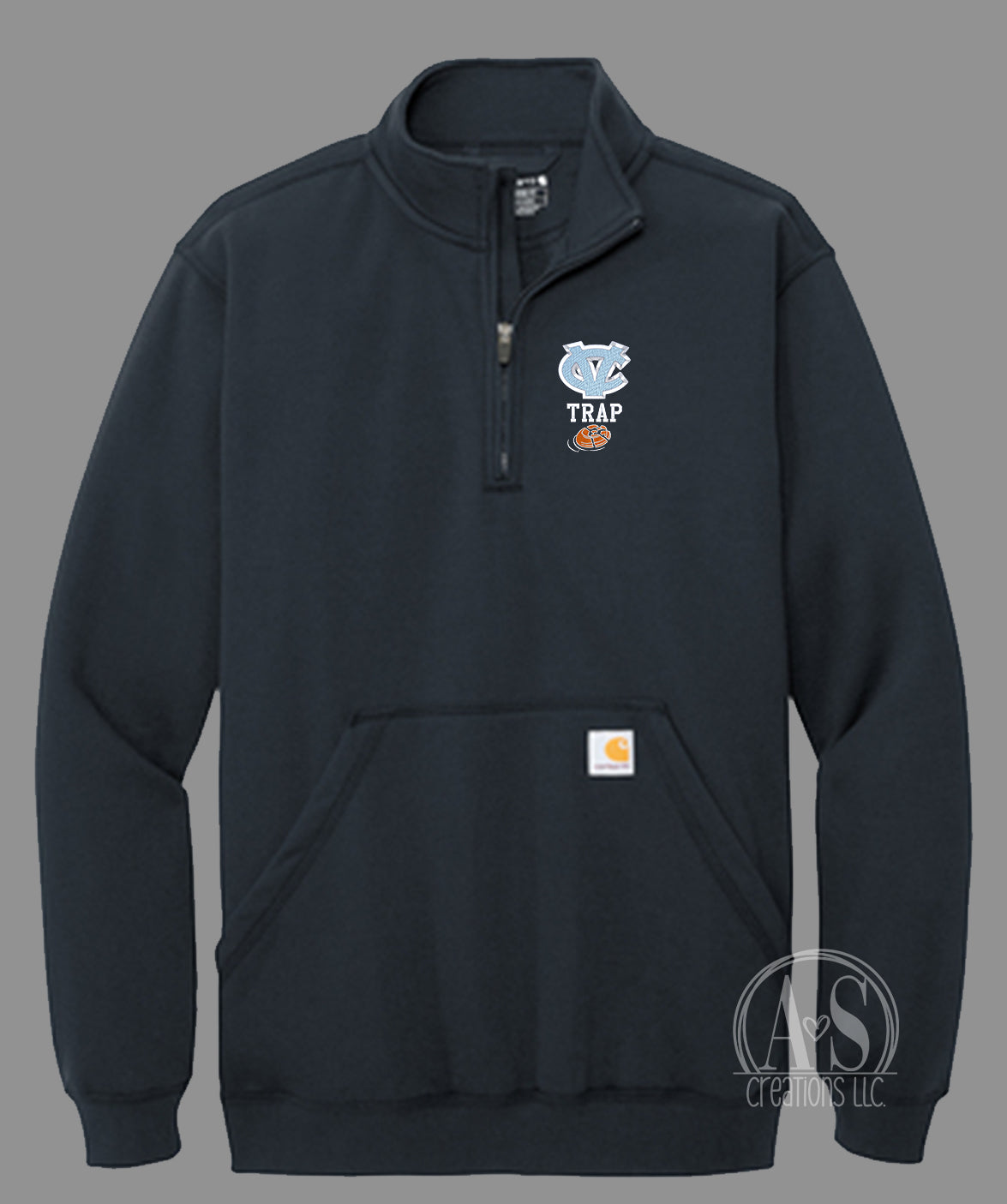 CV Trap Clay 1/4 Zip Carhartt Sweatshirt