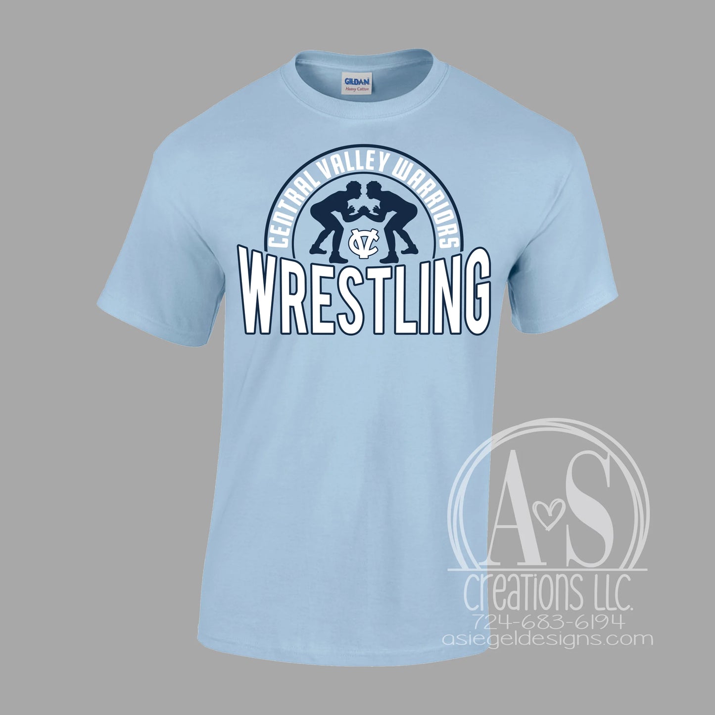 CV Wrestling - Light Blue