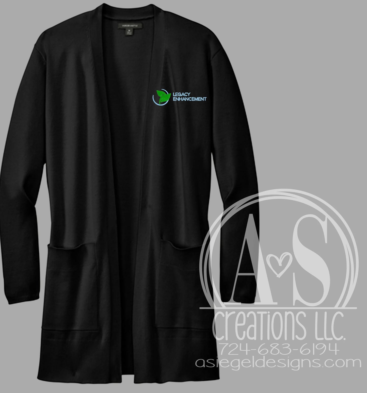 Legacy Enhancements Cardigan - Black