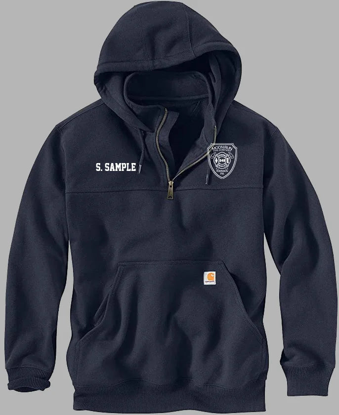 Moon Run Carhartt 1/4 Zip Hoodie
