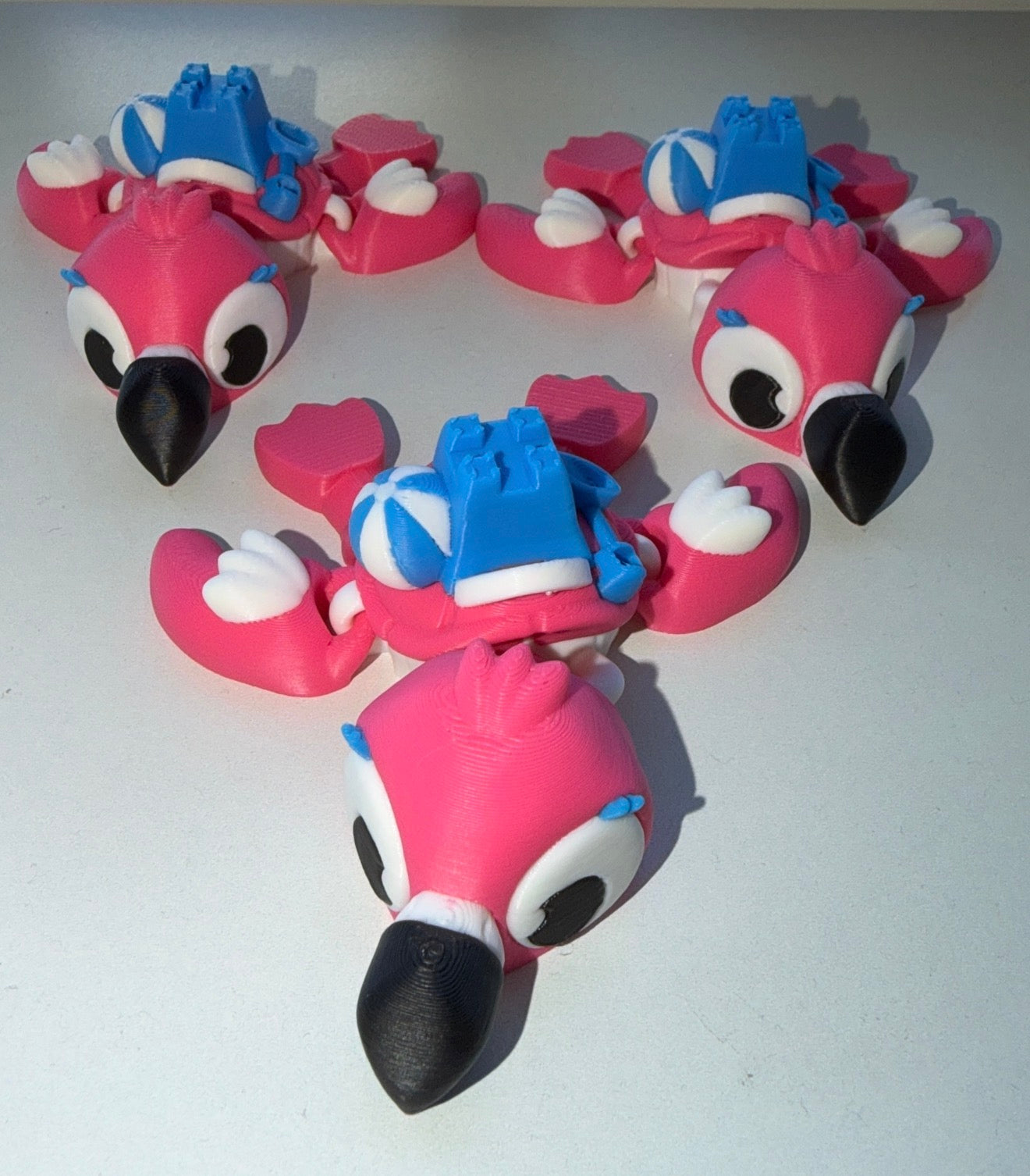 Summer Flamingo turtles