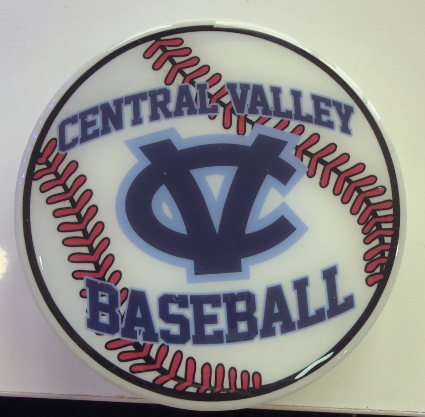 Central Valley Baseball Bogg Bag Charm