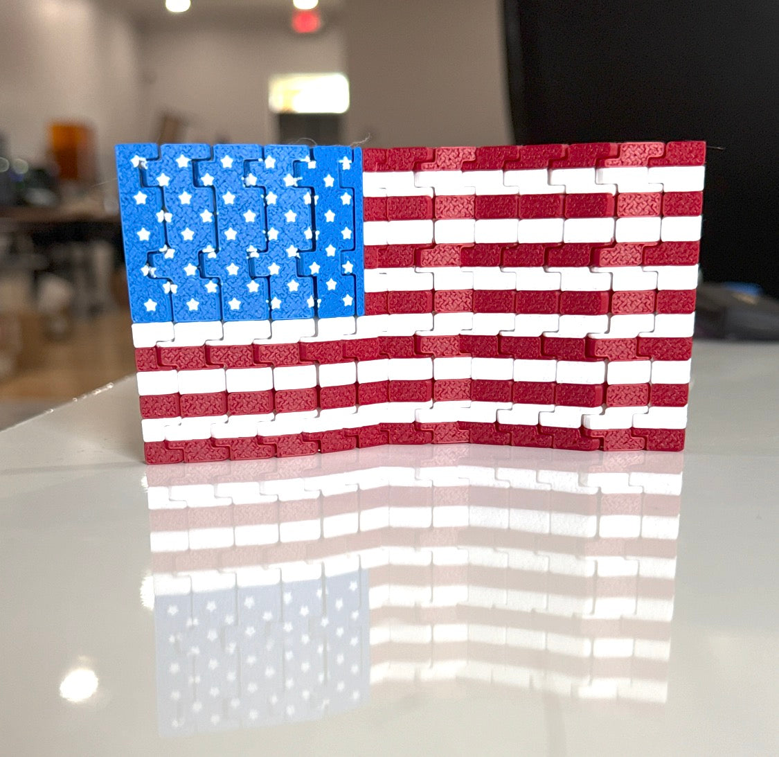 American Flag Flexi fidget