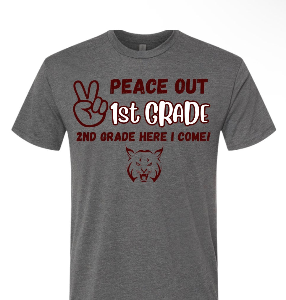 Peace Out end of year shirts-Beaver