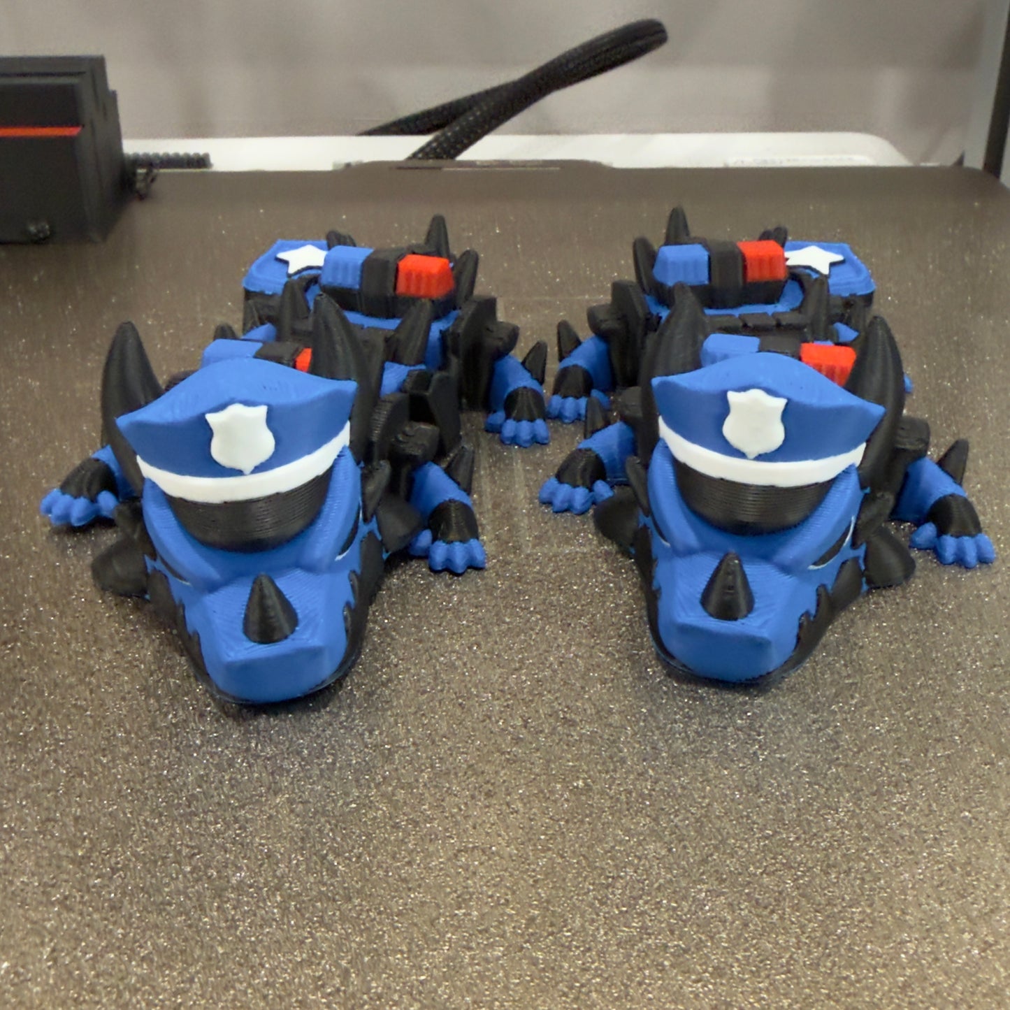 Small Police themed dragon