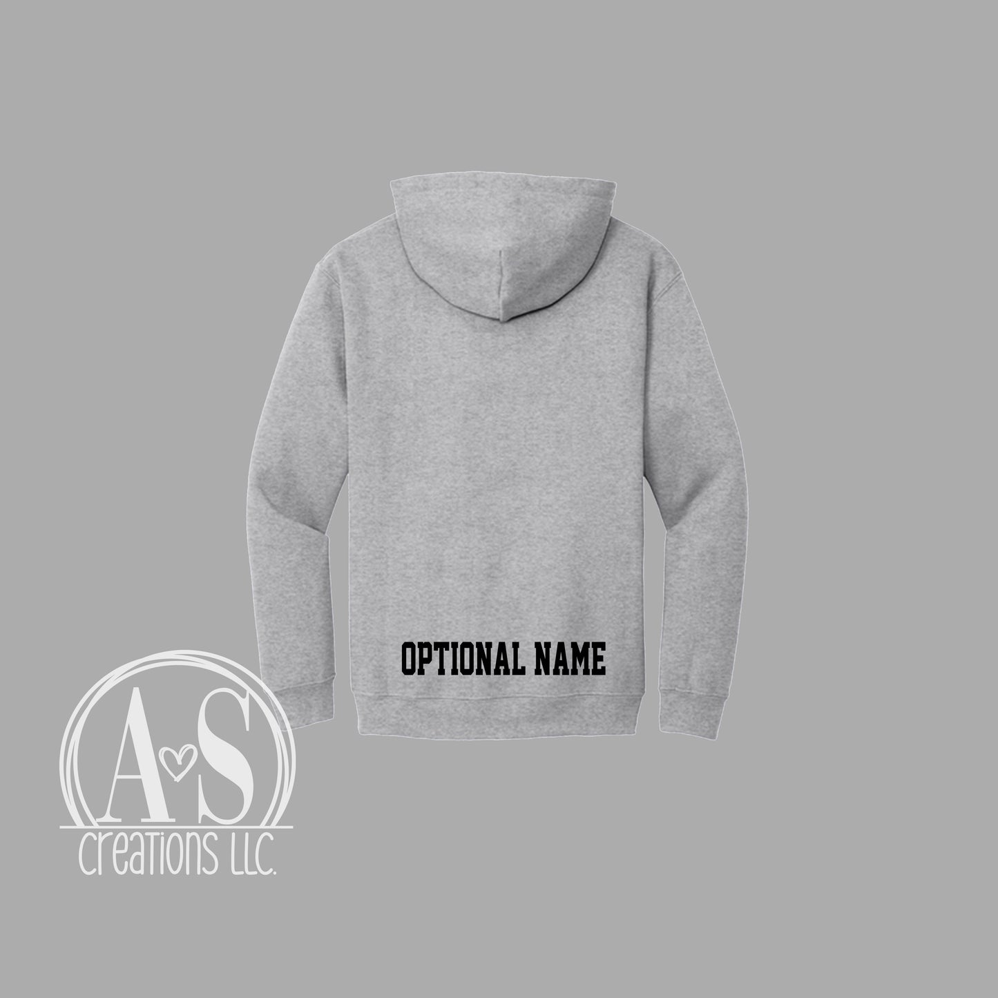 Round Left Chest Logo Hoodie