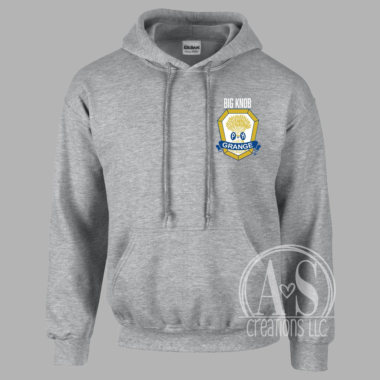 Big Knob Grange Hoodie - grey