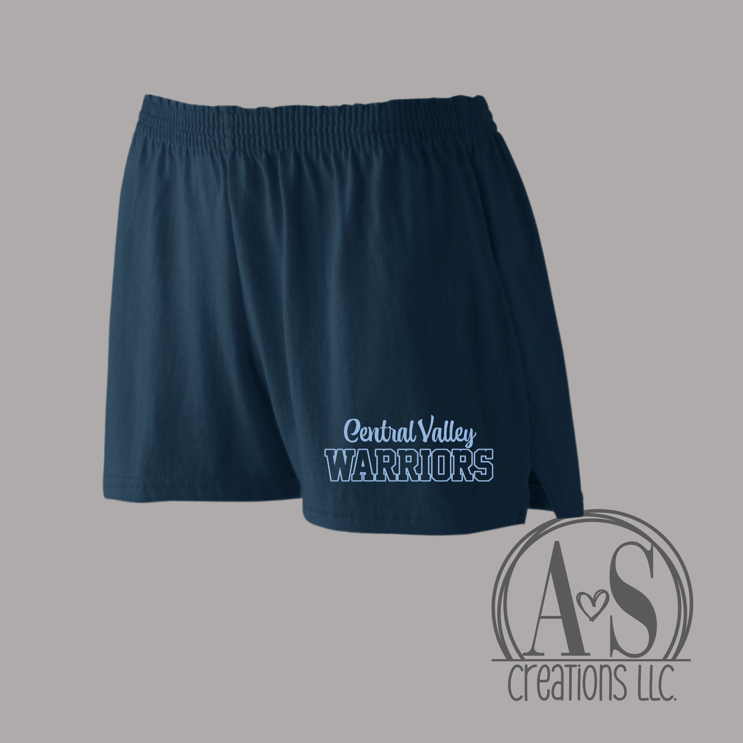Central Valley Warriors Script Cotton Shorts