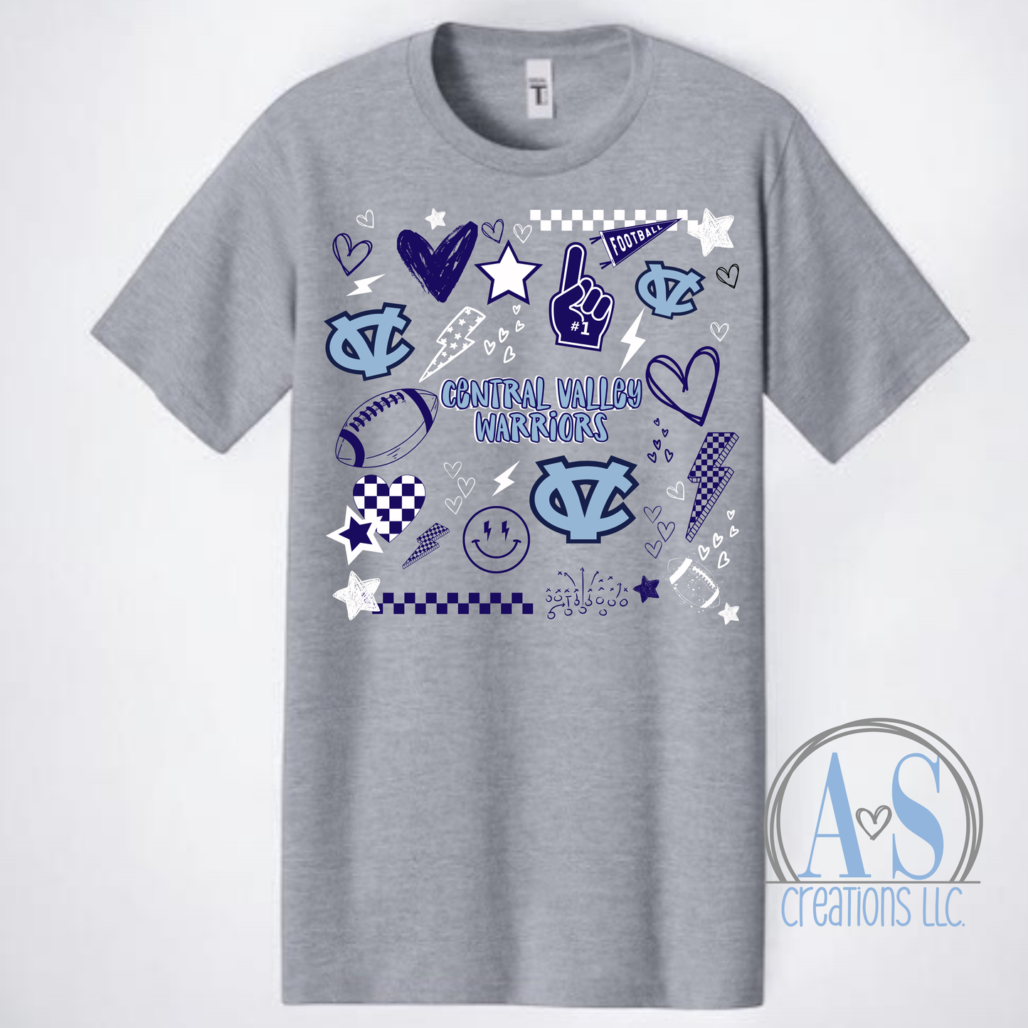 Warriors football spirit - Sport Grey