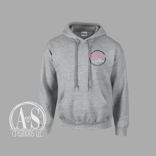 Round Left Chest Logo Hoodie