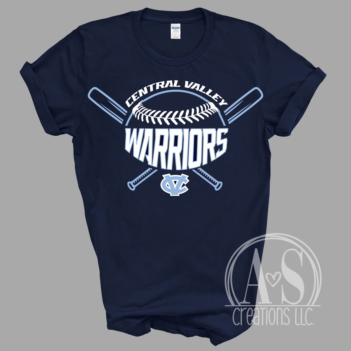 Warriors Softball Bats - Navy