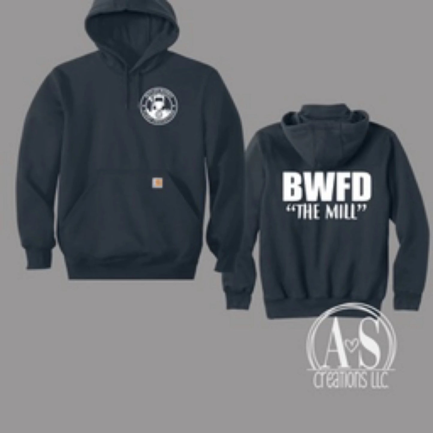 BWFD Carhartt Rain Defender Hoodie
