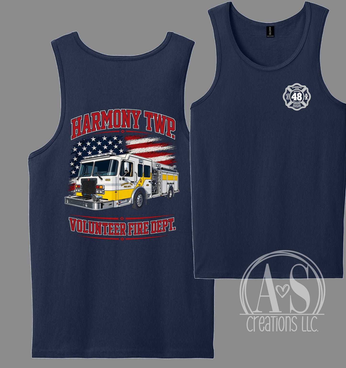 Harmony Township Truck- UNISEX Tank