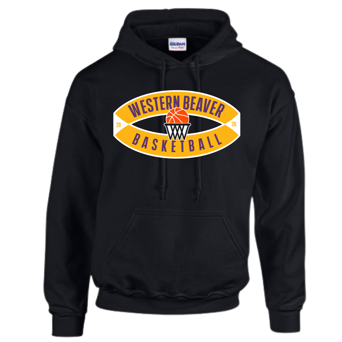 Western Beaver Basketball - Black