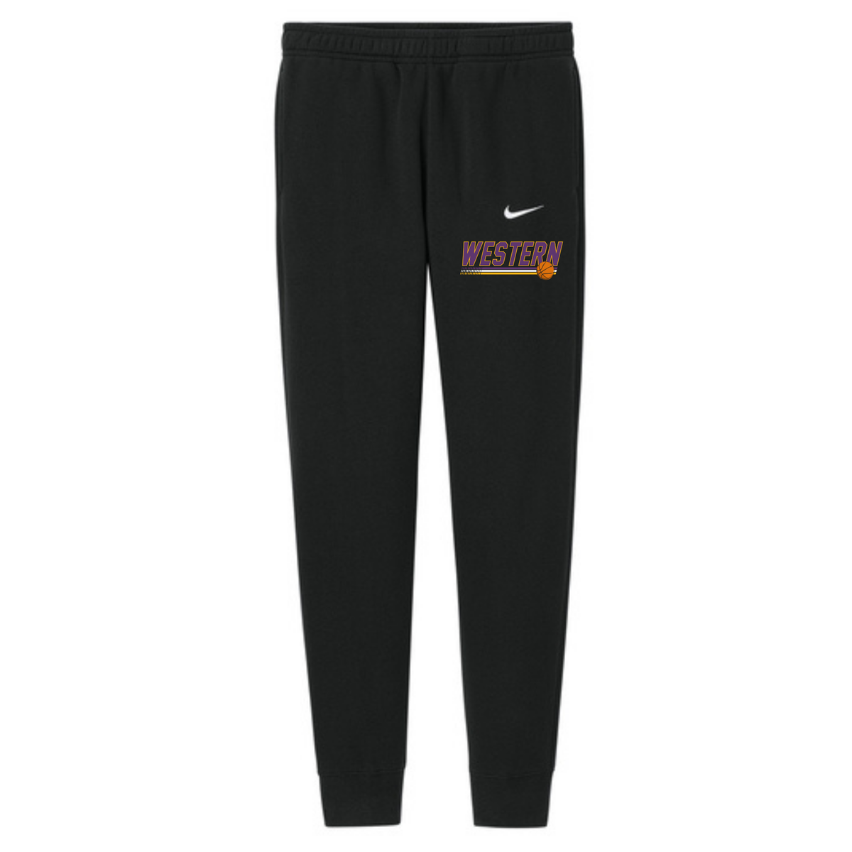 Western Basketball Nike Joggers - Black