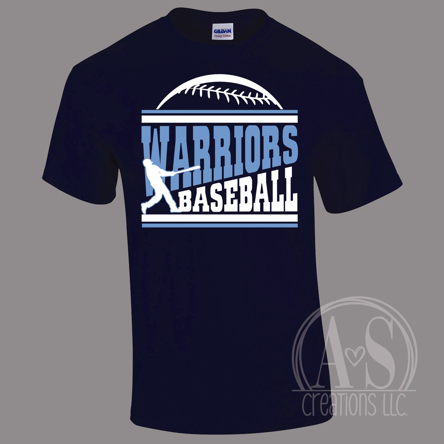 Warriors Baseball Grand Slam Navy Blue Tee