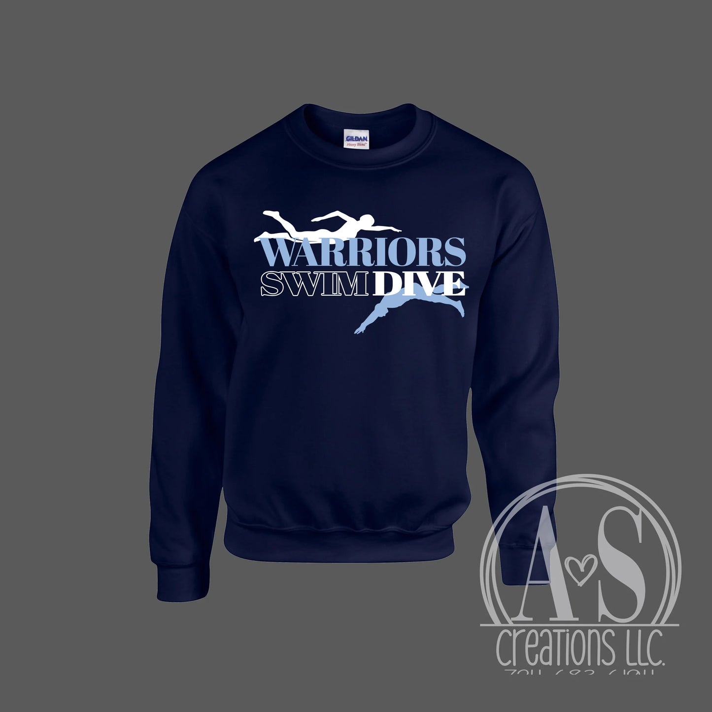Warriors Swim & Dive - Navy
