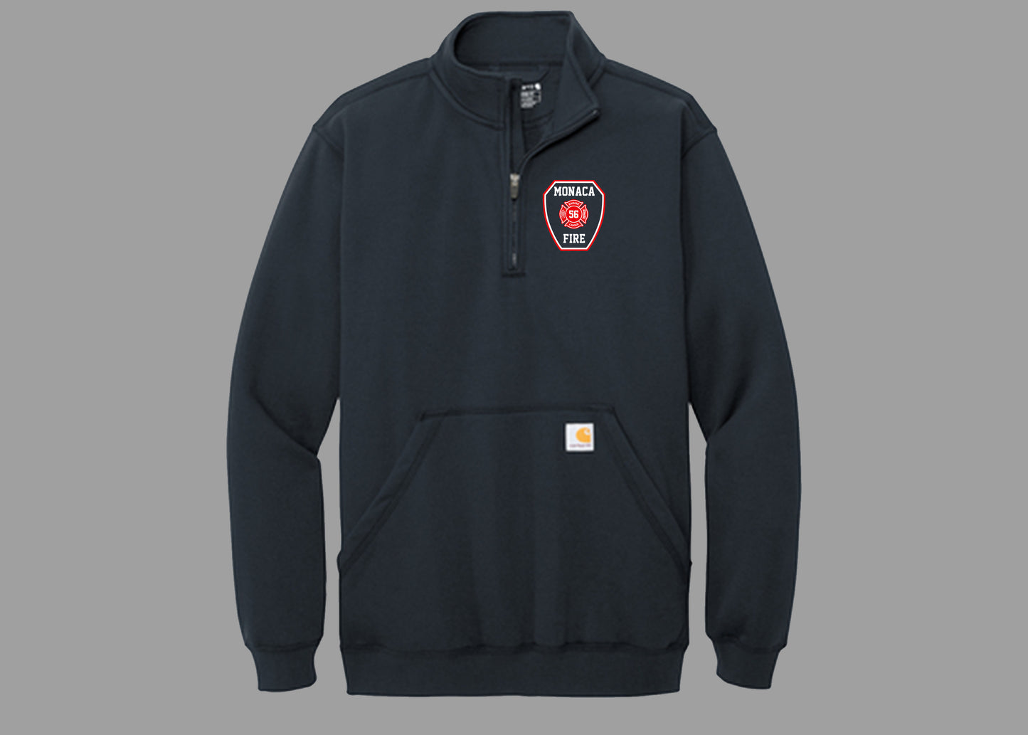 Monaca Fire Carhartt 1/4 Zip Sweatshirt