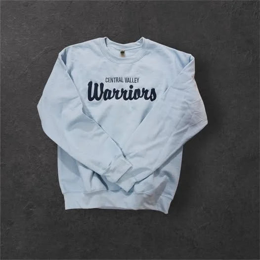 Embroidered Central Valley Warriors - Light Blue