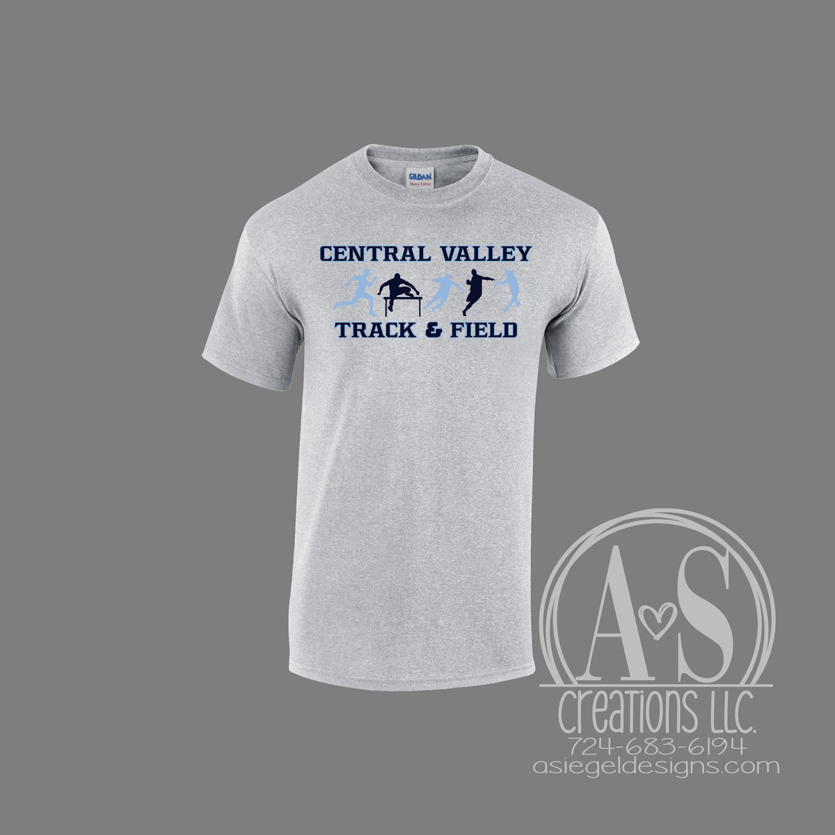 Central Valley Track & Field - Sport Grey