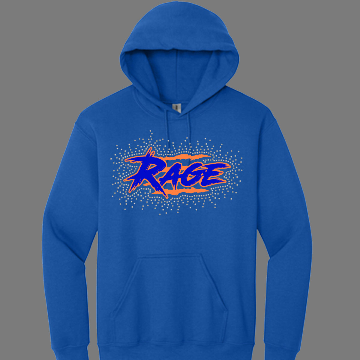 RAGE Glitter + Rhinestones - Royal blue