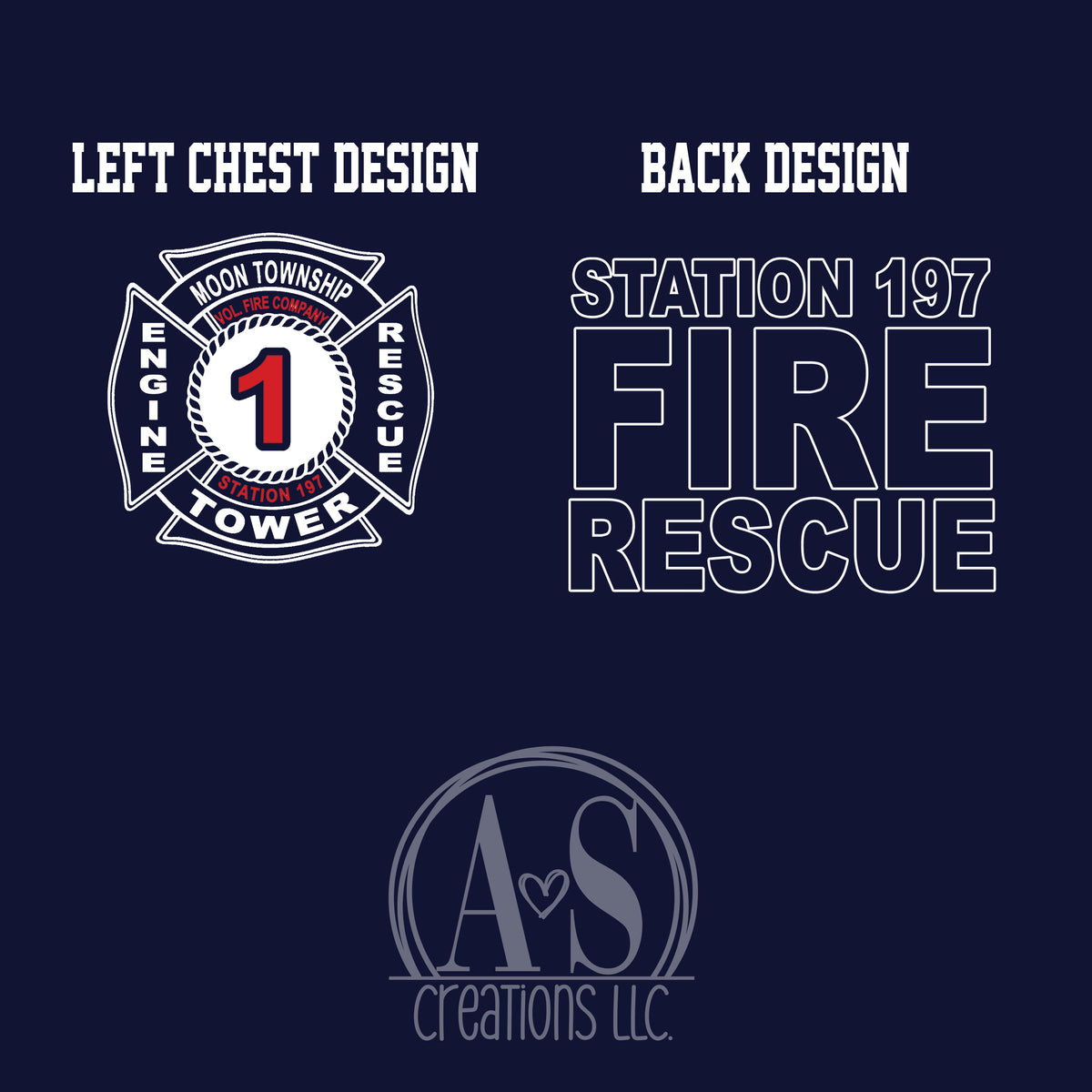 Tower Option 1 - Navy