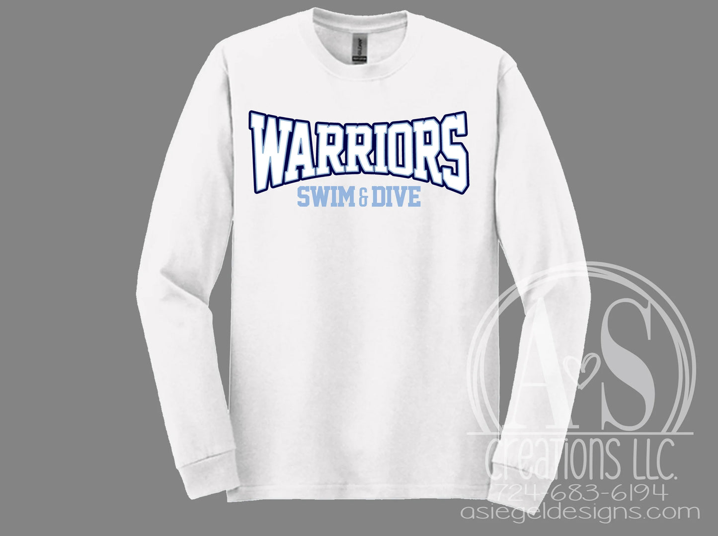 Warriors Swim & Dive - White