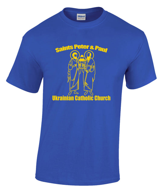 Saints Peter  & Paul Church - Royal Blue + Yellow