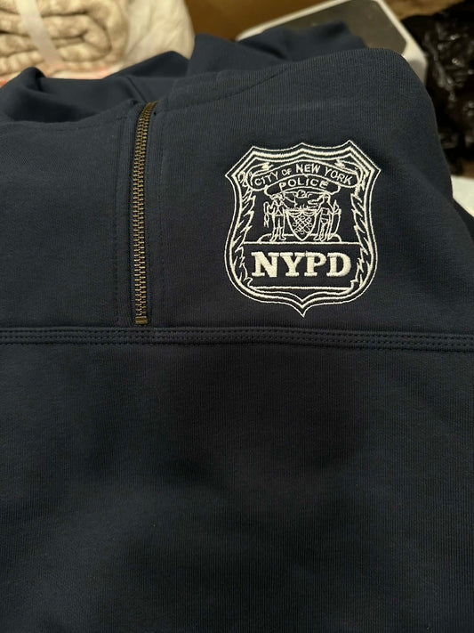 NYPD Carhartt 1/4 Zip Hoodie