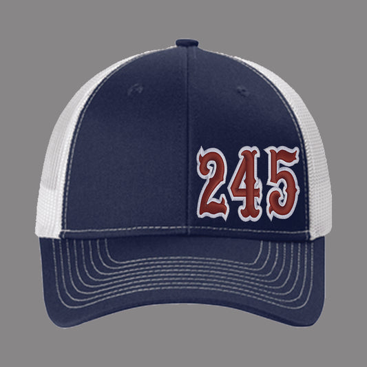 Puff Number Hat w/3 Numbers