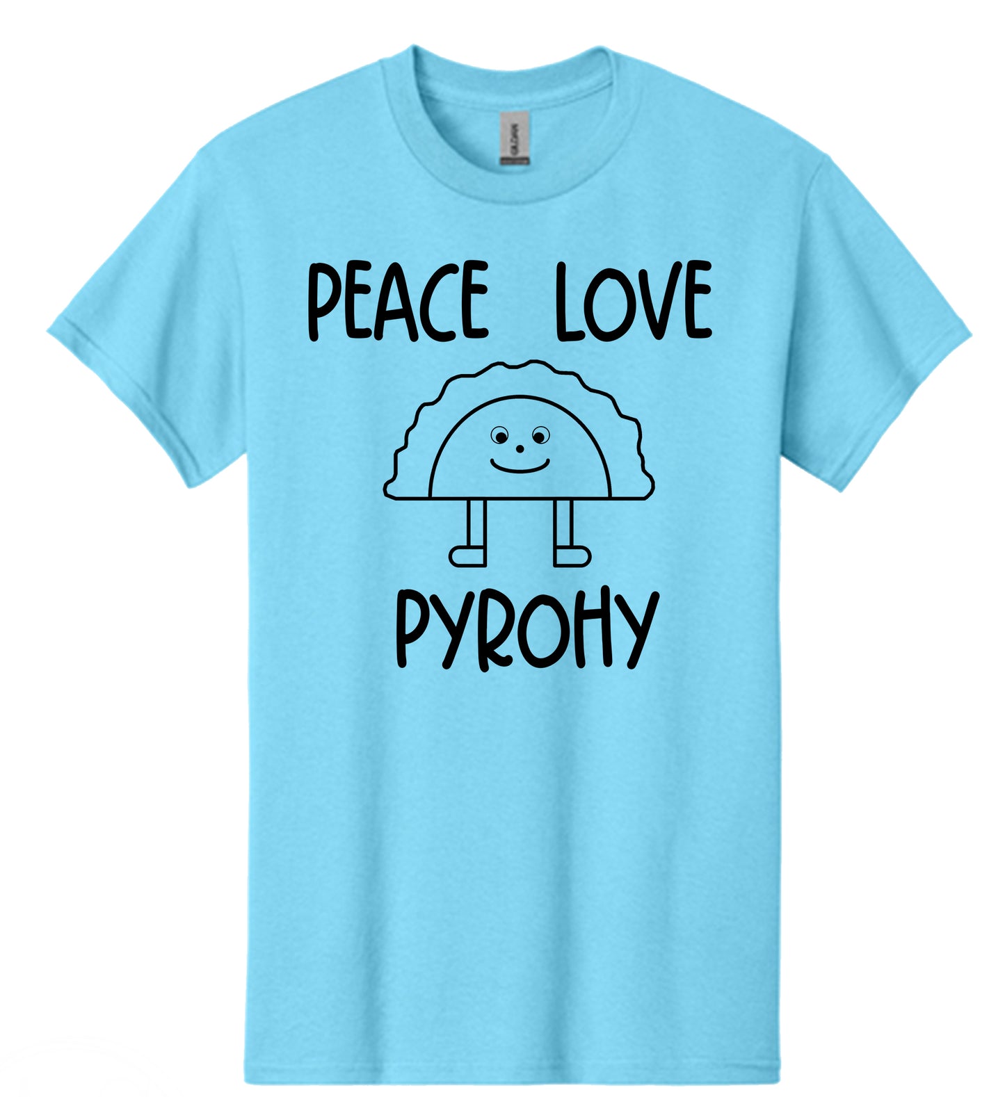 Peace Love Pyrohy - Sky Blue