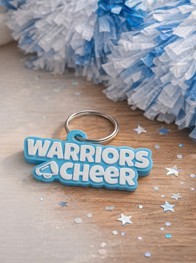 Warriors Cheer Keychain