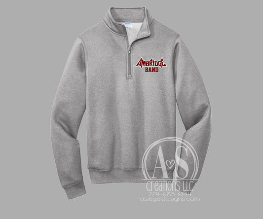 Ambridge Band Fleece 1/4 Zip - Sport Grey
