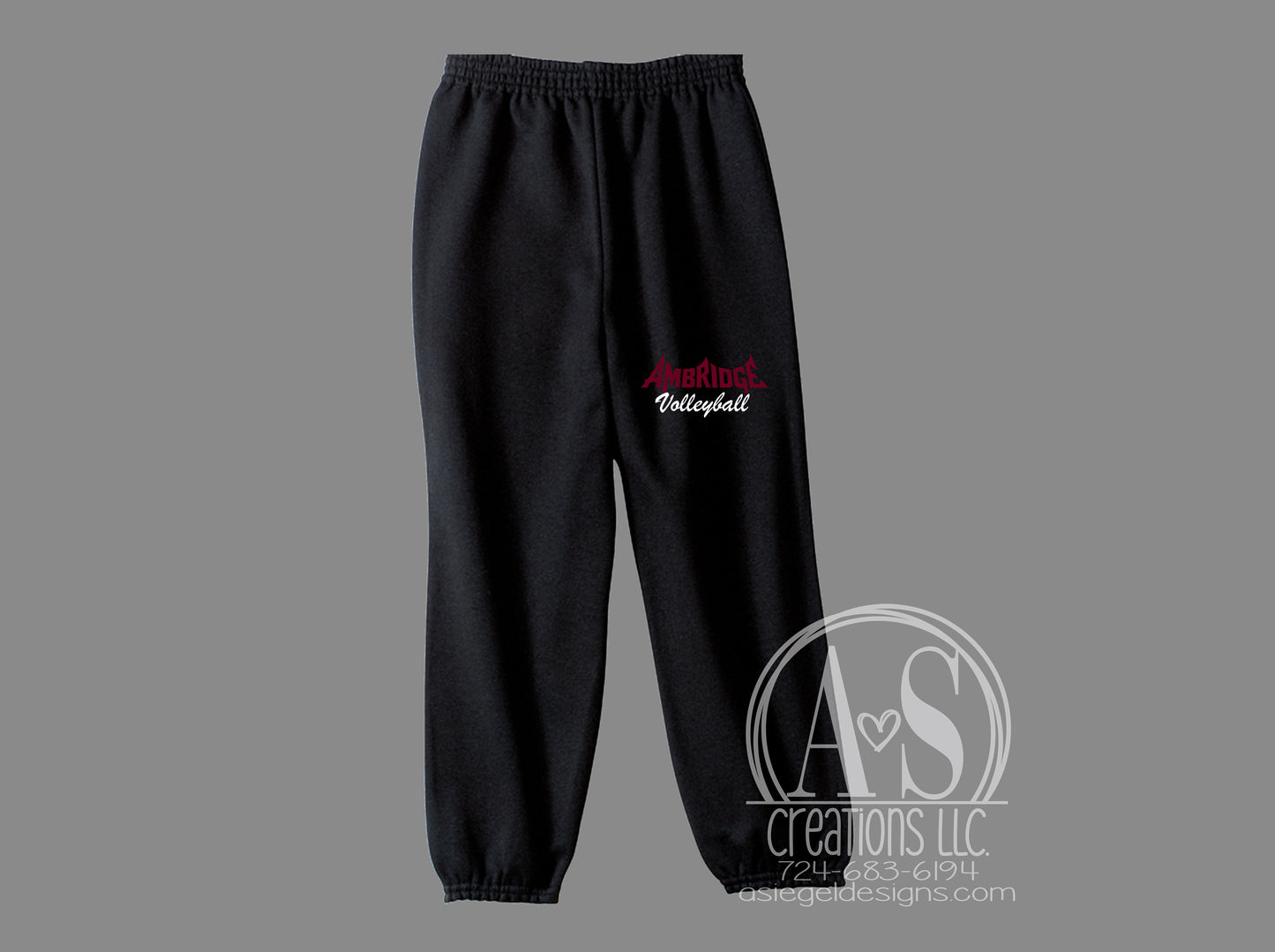 Ambridge Volleyball Sweatpants - Black