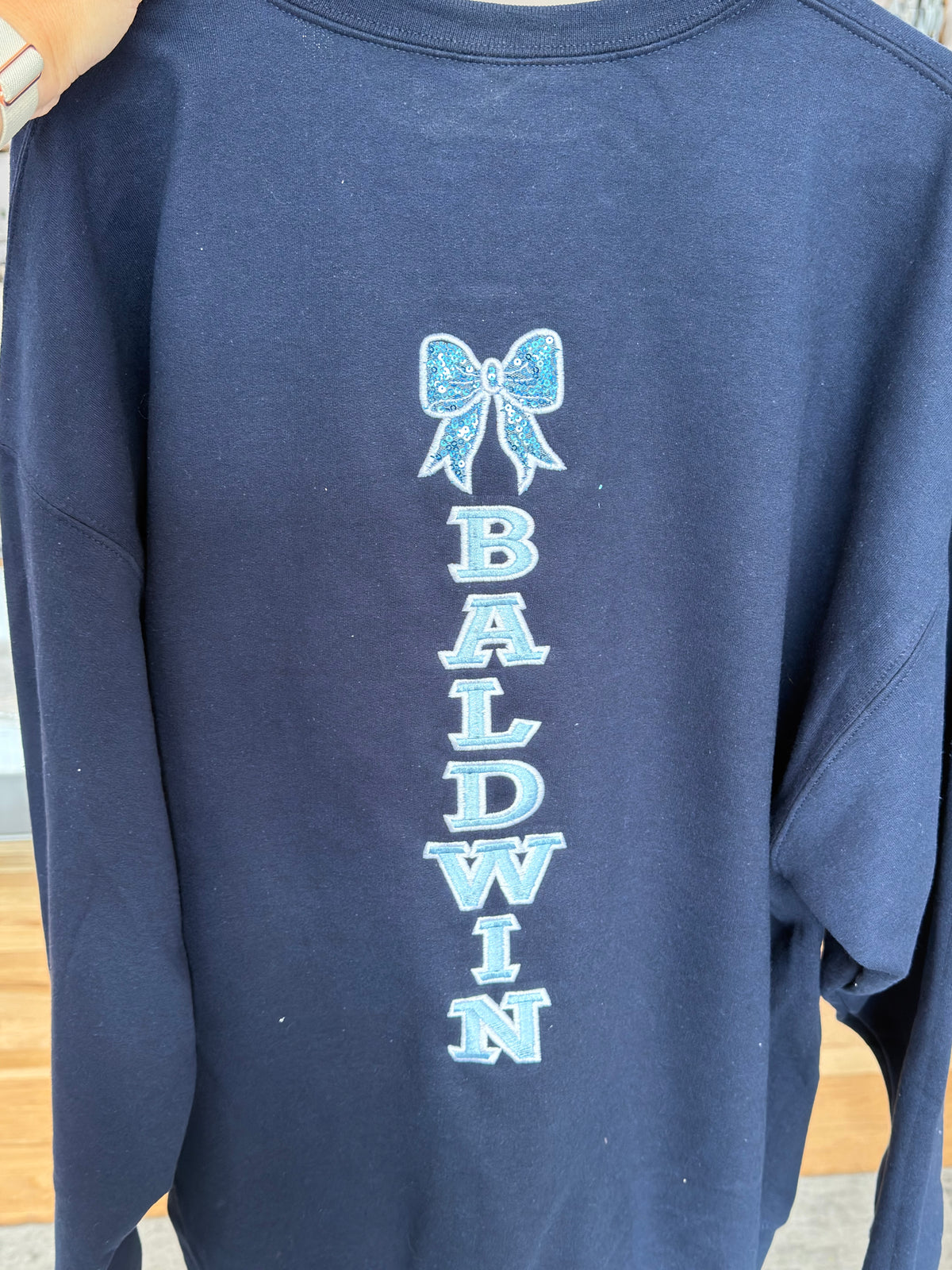Football Mom Sequin Embroidery