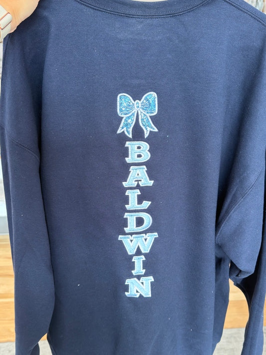 Football Mom Sequin Embroidery