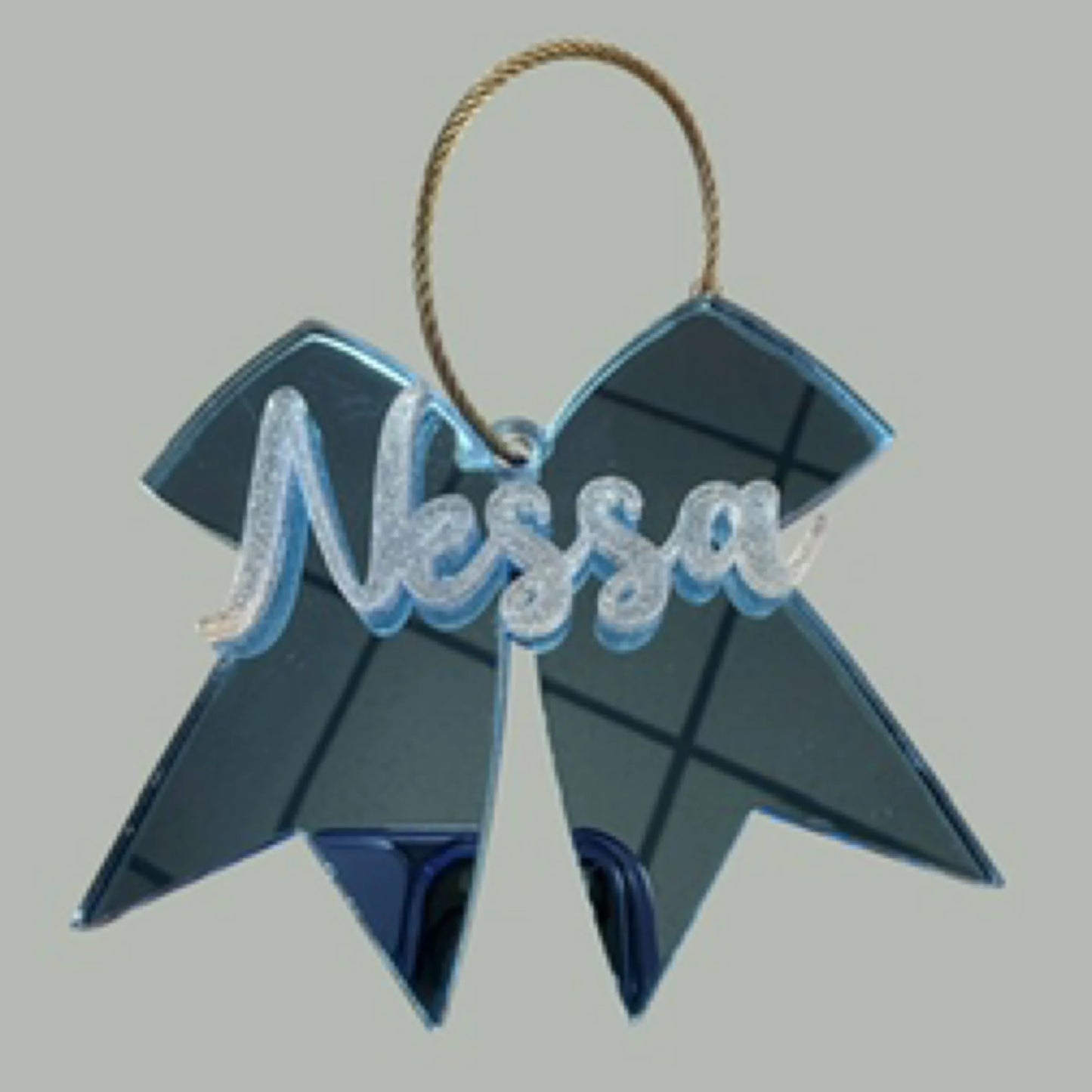 Acrylic Bow Keychain