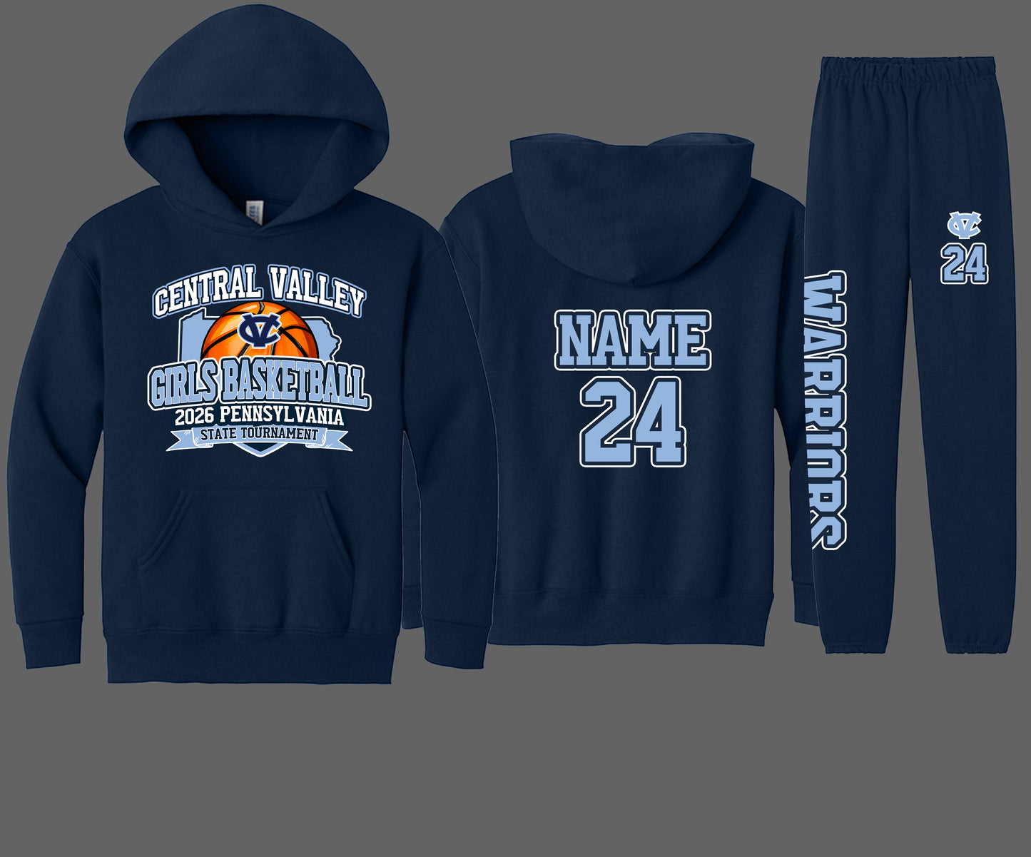 Girls Basketball Sweatsuit