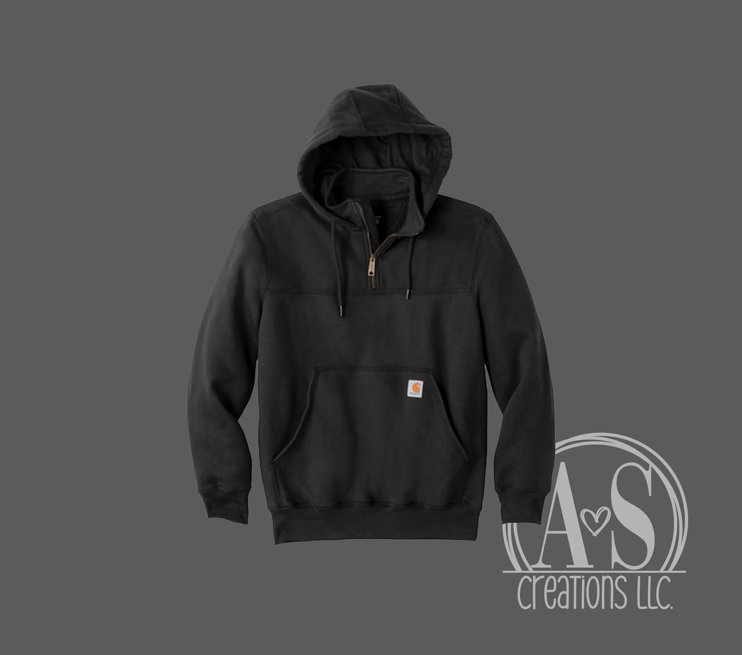 1/4 Zip Carhartt Hoodie w/CUSTOM LOGO