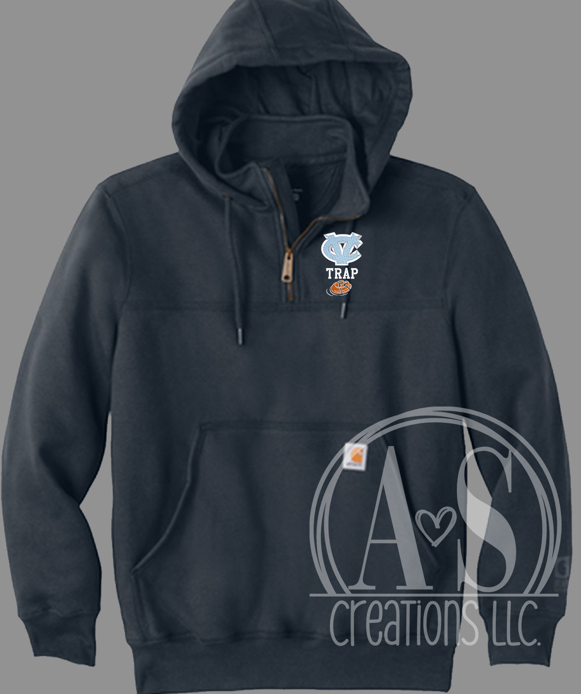 CV Trap Clay 1/4 Zip Carhartt Hoodie