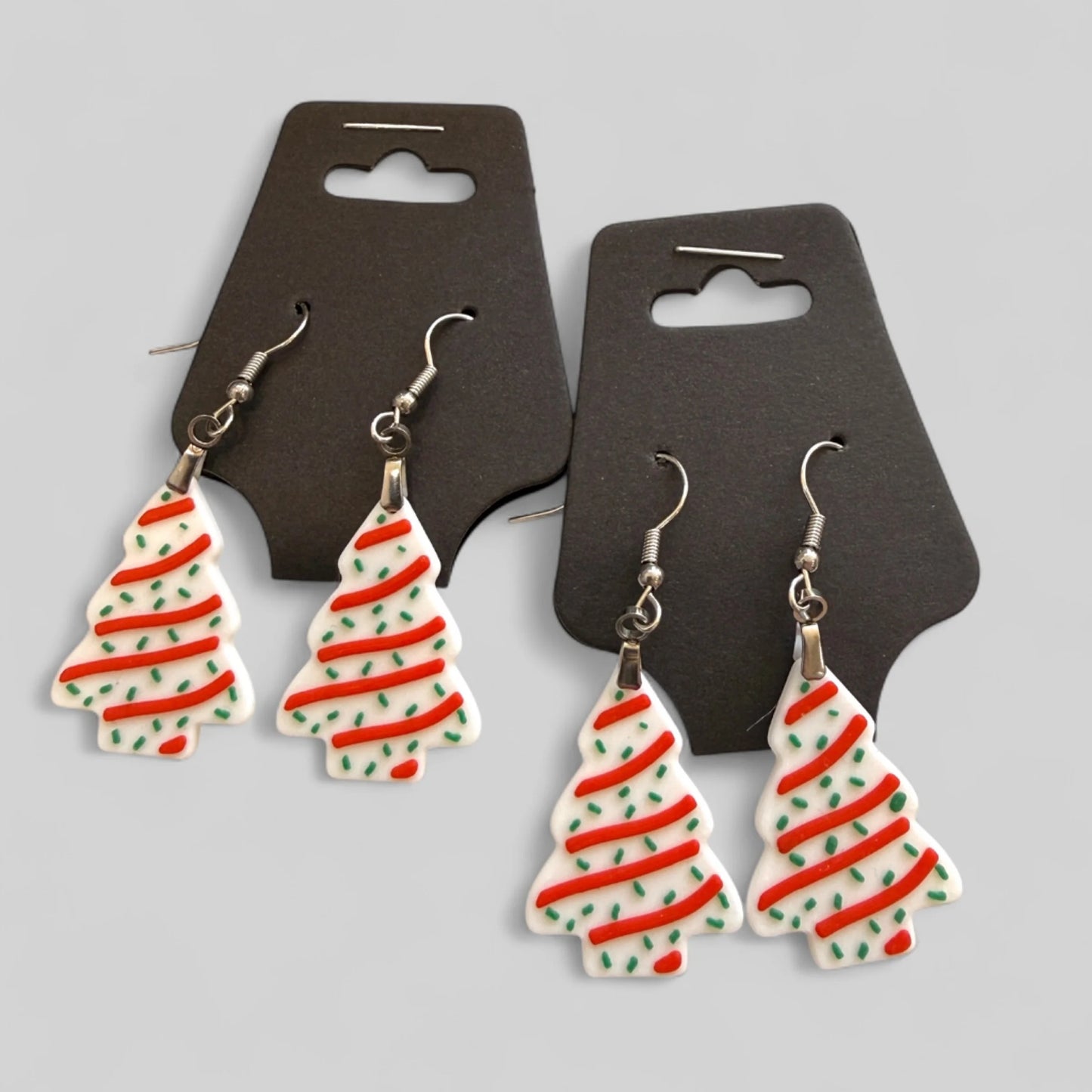 Christmas Tree Cake Earrings