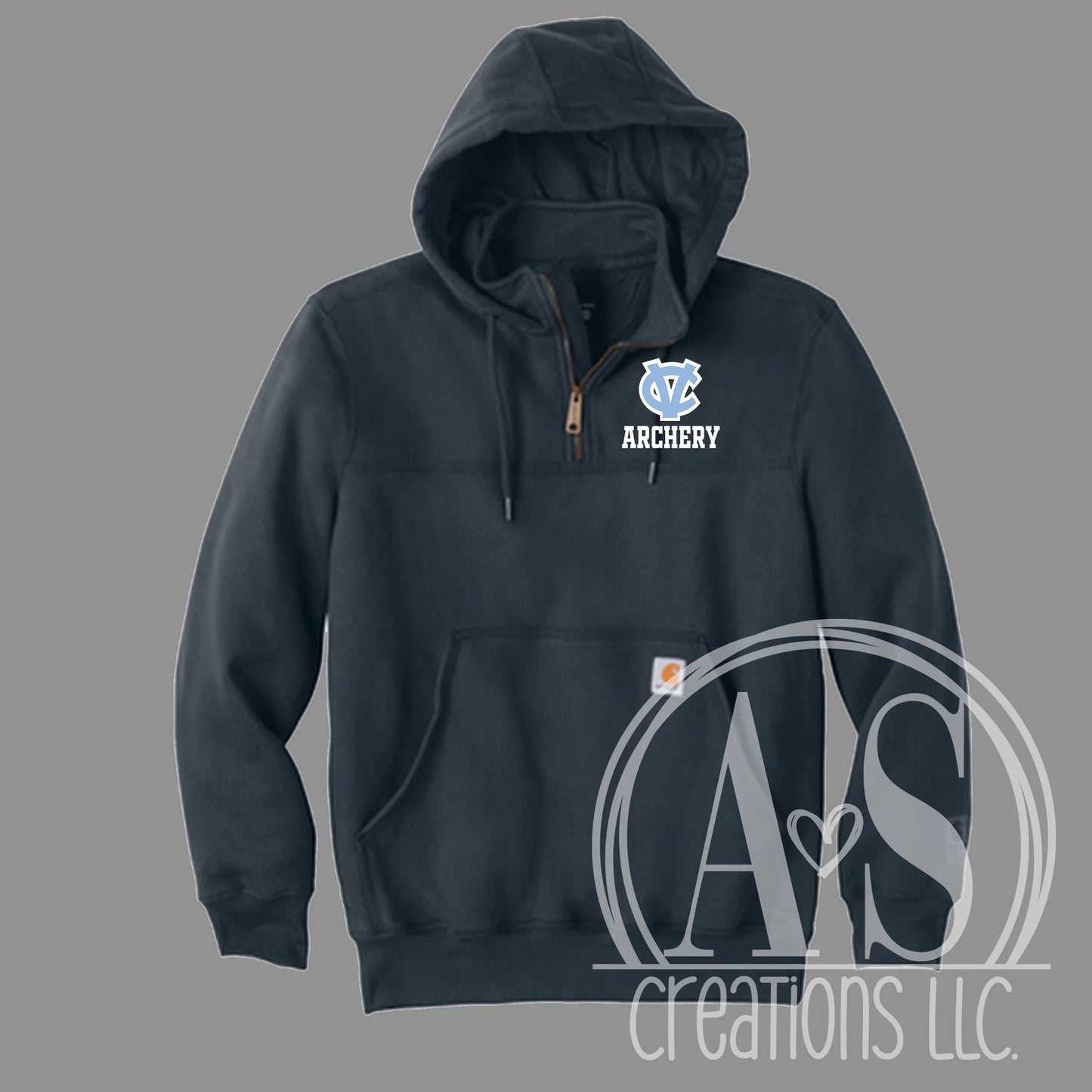 CV Archery 1/4 Zip Carhartt Hoodie