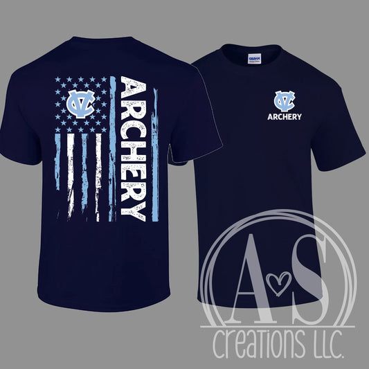 Archery Flag - Navy
