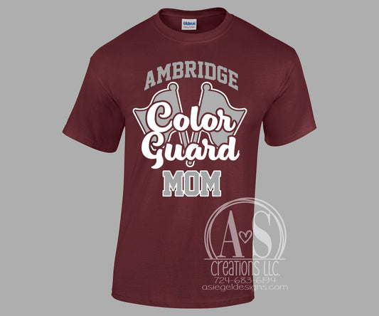 Ambridge Colorguard Title - Maroon