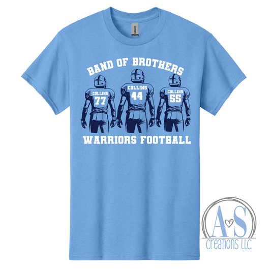 Band of Brothers Warriors Football (3 Players) - Lil Warriors Fundraiser