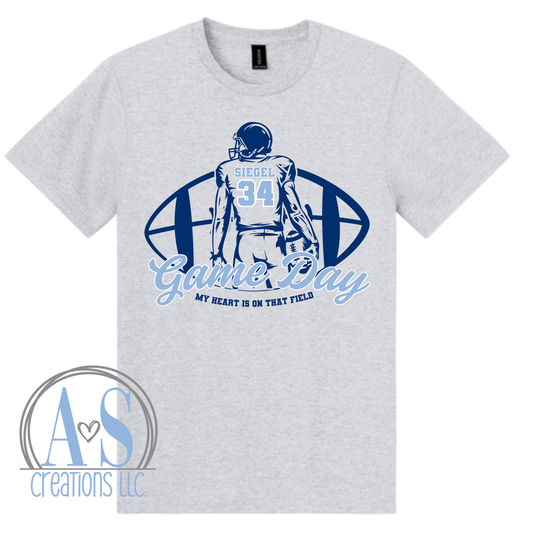 My Heart is on that Field 1 Player - Sport Grey - Lil Warriors Fundraiser